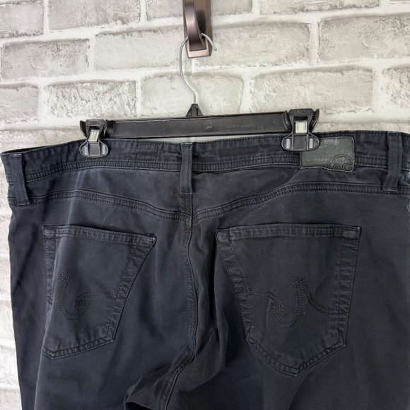 AG Adriano Goldschmied The Protege Straight Leg 5 Pocket Black Jeans Men 40 x 30 - Picture 4 of 11